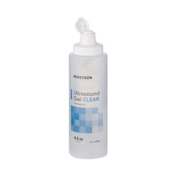 Med Vet International McKesson Ultrasound Gel, Clear, 250 mL (8.5 oz.) Bottle, Ultrasound and Laser Transmission, 4963, Each