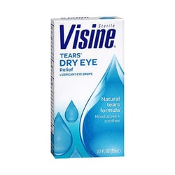 Med Vet International&nbsp;Eye Lubricant Visine 0.5 oz. Eye Drops, 74300001067, Each