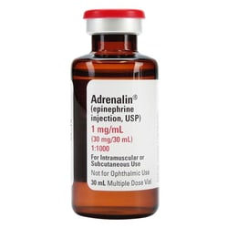 Med Vet International Epinephrine Injection 1mg/mL, 30mL, Quantity: Each