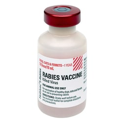 Med Vet International Nobivac 1 Rabies Vaccine, 1 Year Feline/Canine/Ferret, 10 Dose Tank