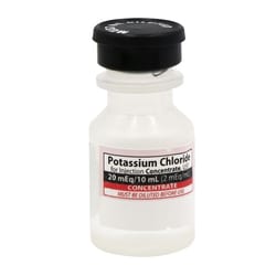 Med Vet International Potassium Chloride Injection 20meq, 10ml, 25/Pack