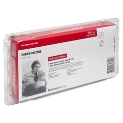 Med Vet International&nbsp;Nobivac Vaccine 3-RABIES, 50X1 Dose Trays