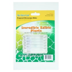 Med Vet International&nbsp;Incredible Edible Plants 5pc Slide Set