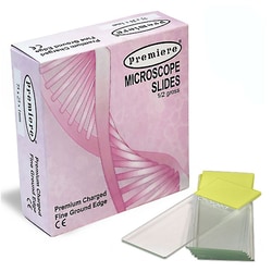 Med Vet International&nbsp;Yellow Charged Slides, 10gr/case