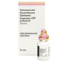 Med Vet International&nbsp;RX TOBRAMYCIN DEXAMETHAZONE OPHTHALMIC SUSPENSION, (0.3%/0.1%), 5ML