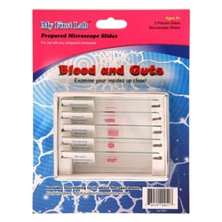 Med Vet International&nbsp;Blood and Guts 5pc Slide Set
