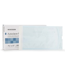 Med Vet International&nbsp;McKesson Sterilization Pouch, 7½ x 13 Inch, 16-6425, 200/Box