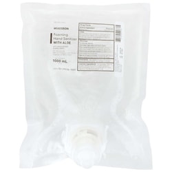 Med Vet International&nbsp;McKesson Foaming Hand Sanitizer with Aloe 1000 mL, Dispenser Refill Bag, 53-29036-1000, 4/Case