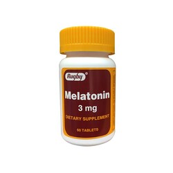Med Vet International&nbsp;Melatonin, 3mg, 60 Tablets, 24/Case