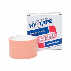 Med Vet International&nbsp;Waterproof Medical Tape Hy-Tape Pink 2 Inch X 5 Yard Zinc Oxide Adhesive Zinc Oxide NonSterile, 120BLF, 36/Case