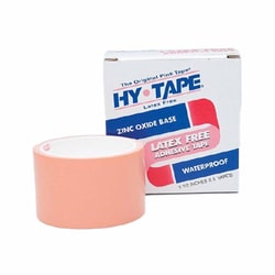 Med Vet International&nbsp;Waterproof Medical Tape Hy-Tape Pink 2 Inch X 5 Yard Zinc Oxide Adhesive Zinc Oxide NonSterile, 120BLF, 1/Roll