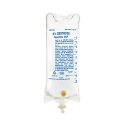Med Vet International Dextrose 5% In Water Injectable USP LifeCare, 1000mL, Each