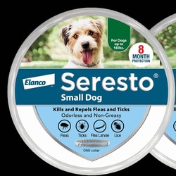 Med Vet International&nbsp;Seresto for Small Dogs, 4.5% Flumethrin, 10% Imidaloprid, 1 Collar/Tin, 6 Tins/Carton