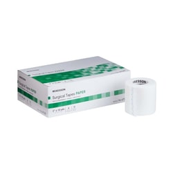 Med Vet International&nbsp;McKesson Paper Medical Tape, 2 Inch x 10 Yard, White, 16-47320, 72/Case