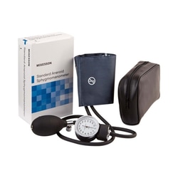 Med Vet International McKesson Brand Aneroid Sphygmomanometer with Cuff, 2-Tube, Pocket-Size, Handheld, 01-775-10SANGM, 20/Case
