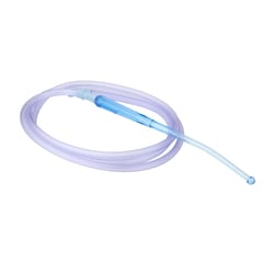 Med Vet International&nbsp;Dynarex Yankauer Suction Handle, Bulb Tip, Non-Vented, w/Pre-Attached 1/4