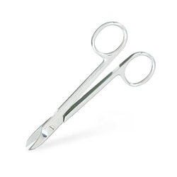 Med Vet International&nbsp;Wire Cutting Scissors, 4.25 in. Curved, Von Klaus German Surgical Steel