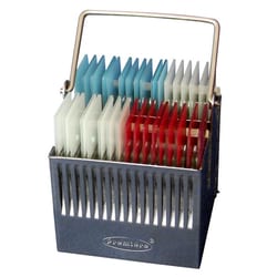 Med Vet International Stainless Steel Slide Rack, 30pc (fits in SD-30),