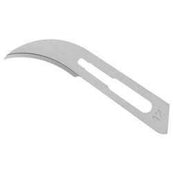 Med Vet International&nbsp;Miltex Stainless Steel Sterile Surgical Blades, #12, 100/box, Individually Wrapped