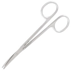 Med Vet International&nbsp;Miltex Metzenbaum Scissors, 5in., Curved with Delicate Pattern