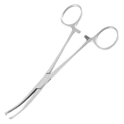 Med Vet International Rochester-Ochsner Forceps, Curved, Economy, 6.25