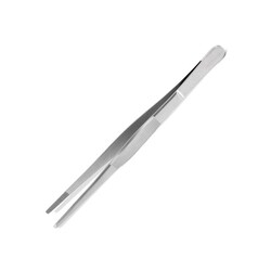Med Vet International&nbsp;Dressing Forceps, 5 in., Standard Pattern, Serrated Tips, Von Klaus German Surgical Steel