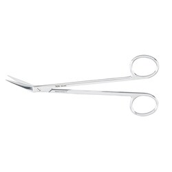 Med Vet International&nbsp;Miltex Kelly Scissors, Sharp Points, Angular, One Serrated Blades, German, 6.25in, 5D-255