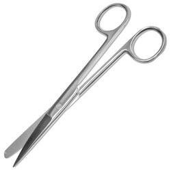 Med Vet International Ear Cropping Scissors 6.5" Sharp/Blunt German, Quantity: