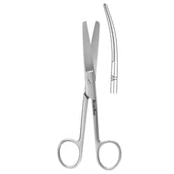 Med Vet International&nbsp;Miltex Operating Scissors, Standard Pattern, Curved, Blunt/Blunt, German, 5.5in, MH5-56