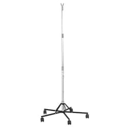 Med Vet International McKesson Disposable IV Stand, 2-Hook, 5 Caster Plastic Base, MS391520, Each