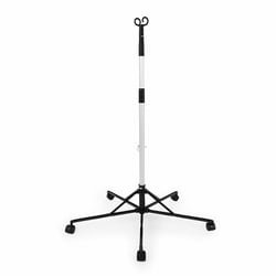 Med Vet International&nbsp;Pitch-It Sr IV Stand Floor Stand, 2-Hook, 5 Caster, 30006-006, Each
