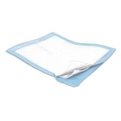 Med Vet International&nbsp;Disposable Underpad, WINGS&trade;, 23 x 24 Inch, Fluff, Light Absorbency, 7134, 200/Case
