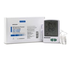Med Vet International&nbsp;McKesson Datalogging Refrigerator / Freezer Thermometer, Digital Display, MCK80022P, Each