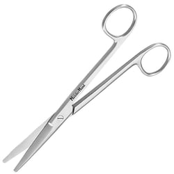 Med Vet International&nbsp;Miltex Mayo MeisterHand Dissecting Scissors, Straight, Standard Beveled Blades, German, 6.75in, MH5-124
