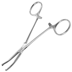 Med Vet International Miltex MeisterHand Kocher Forceps, 5.5in, Curved,