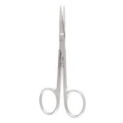 Med Vet International&nbsp;Miltex Iris Straight Heavy Pattern Scissors, German, 3.12in, 1in blades, 18-1404