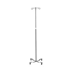 Med Vet International&nbsp;McKesson IV Pole, 2-Hook, 4-Legs, MS400E, Each