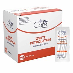 Med Vet International Petroleum Jelly WeCare™ 5 Gram Individual Packet NonSterile, 1140, 144/Box