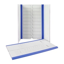 Med Vet International&nbsp;20 Capacity Slide Folder, Blue