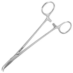 Med Vet International&nbsp;Miltex MeisterHand Gemini-Mixter Hemostatic Forceps, 9in, Delicate, Full Curved Jaws, German, MH7-258