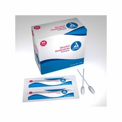 Med Vet International&nbsp;Impregnated Swabstick Dynarex 70% Strength Isopropyl Alcohol Individual Packet NonSterile, 1203, 500/Case