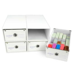 Med Vet International&nbsp;Slide Storage Case, with 4 Drawers