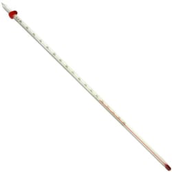 Med Vet International&nbsp;Thermometer, Total Immersion, -20° to 150° C, 10/Box