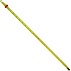 Med Vet International&nbsp;Lab Thermometer, Partial Immersion, Dual Scale C/F, Yellow, 10/Box