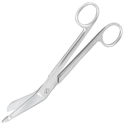 Med Vet International&nbsp;Miltex Lister Bandage Scissors, Stainless Steel, 7in, 12 Pack, EG5-506SS
