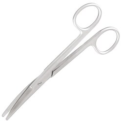 Med Vet International&nbsp;Miltex Mayo Dissecting Scissors, Curved, 5.5in, 12 Pack, EG5-122