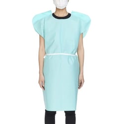 Med Vet International McKesson Patient Exam Gown, Teal, One Size Fits Most, Adult, Unisex, 18-973, 50/Case