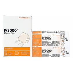 Med Vet International&nbsp;I.V. Dressing IV3000&trade; REATIC Film 2-3/8 X 2-3/8 Inch Sterile, 66024007, Each