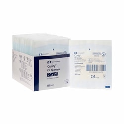 Med Vet International&nbsp;I.V. Sponge Curity&trade; 2 X 2 Inch Sterile 6-Ply, 6241, 700/Case