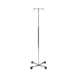 Med Vet International&nbsp;McKesson IV Stand, 22 Inch Epoxy-Coated Steel Base, 81-11300, Each